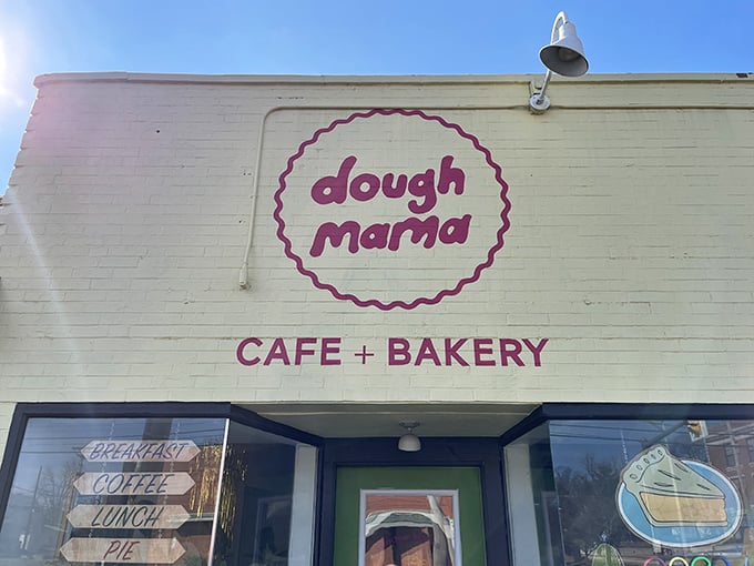 Dough Mama: Where pies go to become legends. This sunny yellow storefront is like a beacon for butter lovers and crust connoisseurs.