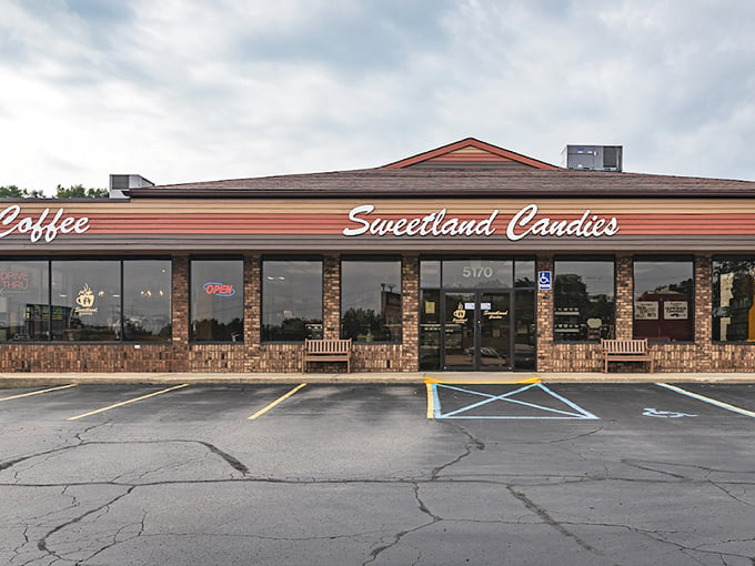 Coffee and candy under one roof? Sweetland's cracked the code to the perfect pick-me-up. Productivity, beware! Photo credit: Sweetland Candies