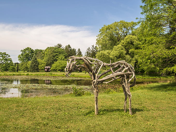 Art and nature in perfect harmony. It's like someone planted a museum and it grew into a masterpiece.