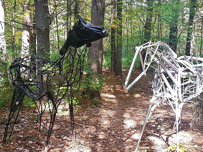 Where the wild things are... made of metal. It's a jungle gym for your imagination!