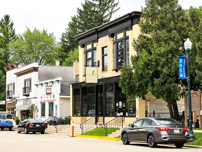 Elkhart Lake: Crystal-clear waters meet high-octane thrills. It's like Mother Nature and Speed Racer decided to co-parent a village.