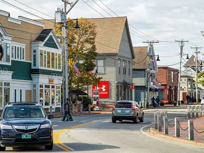 Where outlet shopping meets outdoor adventure. This street is like a choose-your-own-adventure book for grown-ups with credit cards.