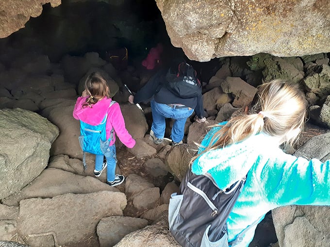 Kids, meet your new 700,000-year-old playground! It's like a natural obstacle course designed by Mother Earth herself. Helmets recommended, sense of wonder required.