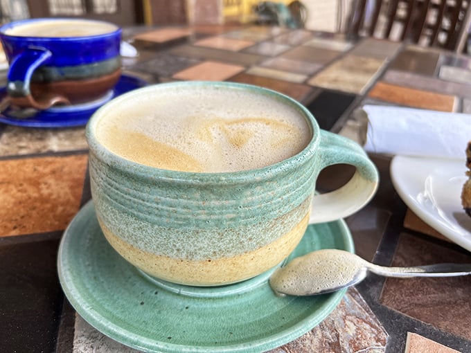 Coffee with a view! This mug isn't just serving java – it's dishing out a slice of Southwest serenity with every sip.