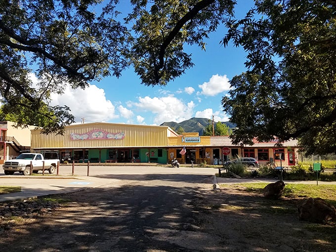 Park and devour! With scenery like this, even the parking lot feels like an appetizer to the main course of culinary delights inside.