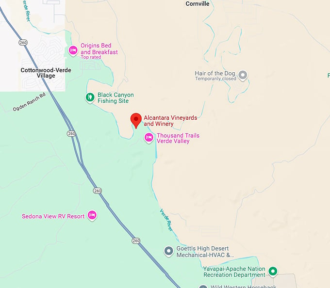 16. alcantara vineyards and winery map