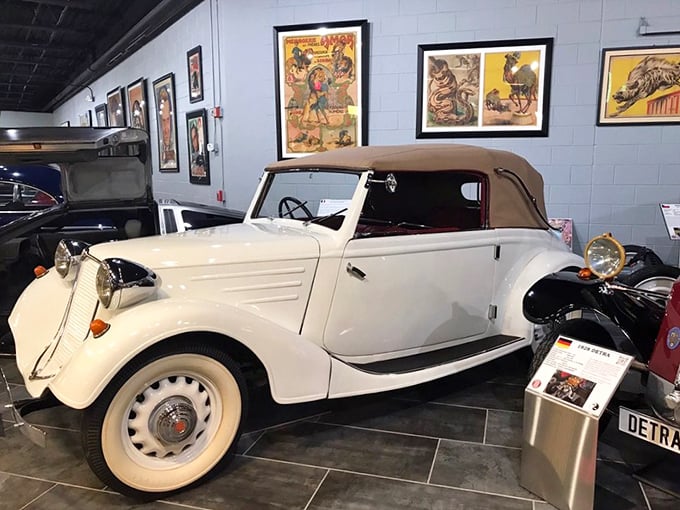 The 1928 Detra: When cars were built like tanks and looked like something out of a steampunk novel. Who needs aerodynamics when you've got style?