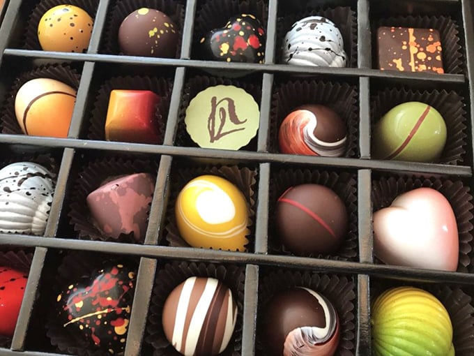 Chocolate box or jewel case? These meticulously crafted confections are so stunning, you might feel guilty eating them. But trust me, the guilt passes quickly!