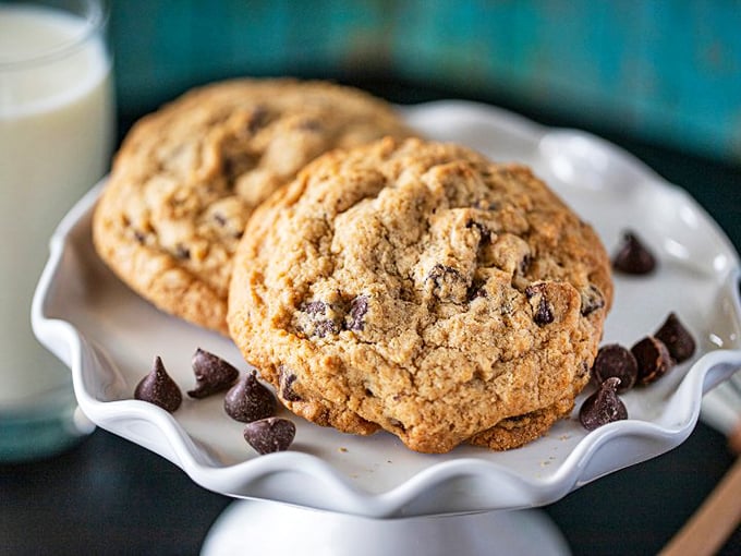 Cookie monsters, rejoice! These chunky chocolate chip beauties look like they could give grandma's recipe a run for its money. Sorry, Gran!