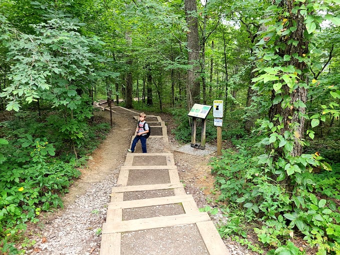 Follow the yellow brick... boardwalk? This well-maintained trail is your ticket to Oz, Illinois-style. No ruby slippers needed!