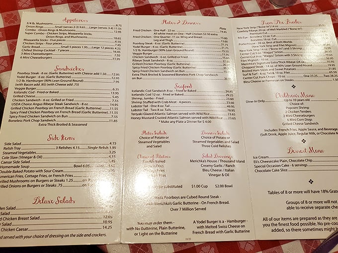 Menu roulette, anyone? With this many choices, you might need a dartboard to decide. But trust me, you can't go wrong.