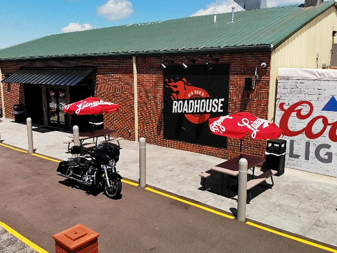 Big Rod's Roadhouse: where bikers and foodies find common ground. It's the culinary equivalent of a leather jacket – rugged on the outside, surprisingly comforting on the inside.