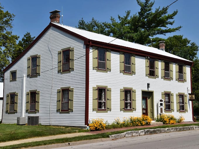 The Peterstown House: a slice of history you can actually touch. It's like Downton Abbey, but with more Midwestern charm and fewer British accents.