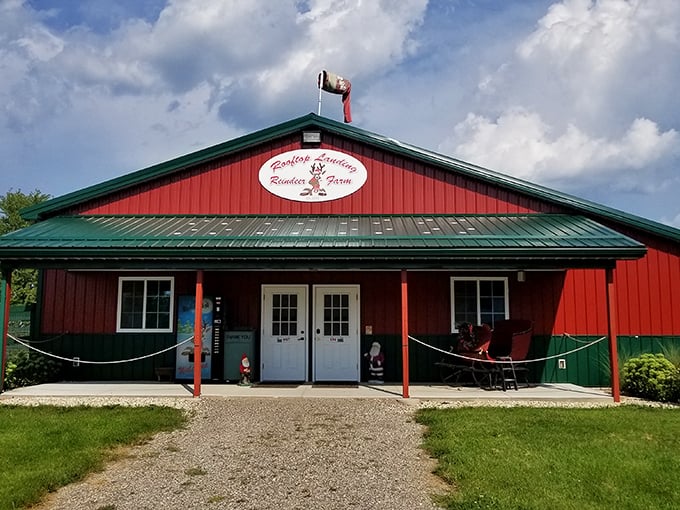 Ho ho... hold on, are we in the North Pole? Nope, just Michigan's very own Christmas wonderland. Santa's real estate agent really nailed this one!