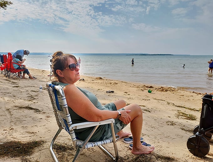 Beach therapy in session: Where the doctor's orders are simply to soak up the sun and let Lake Superior wash away your worries.