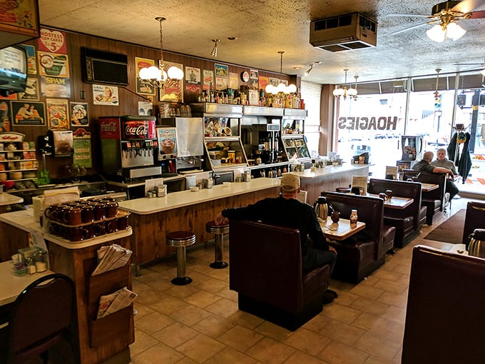 Step into a time machine disguised as a diner. Hoagie's interior is where nostalgia meets your stomach's wildest dreams.