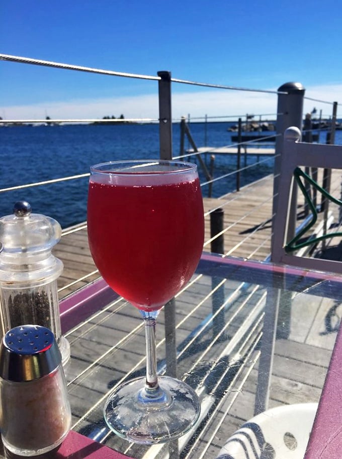 Sipping on sunshine with a view of Lake Superior. This drink pairs perfectly with 