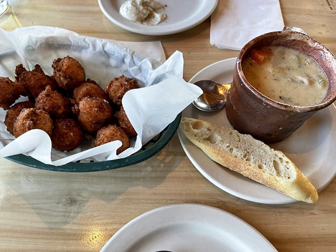 Golden orbs of deliciousness. These fritters are like edible sunshine – only crunchier and more addictive.