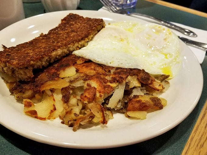 Goetta: Cincinnati's answer to "What if we made breakfast... even better?" It's crispy, it's savory, it's a Queen City tradition!