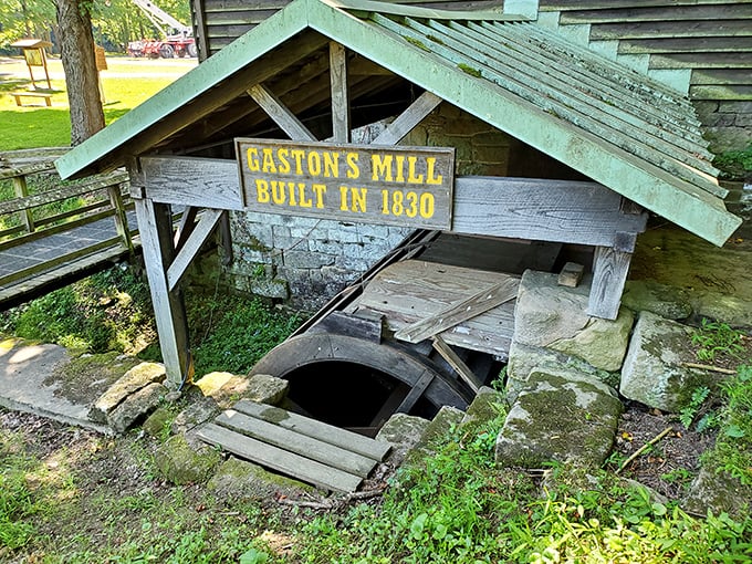 Gaston's Mill: Where "artisanal" meant survival, not a $15 loaf of bread. This 1830 grist mill grinds out history faster than your coffee maker.