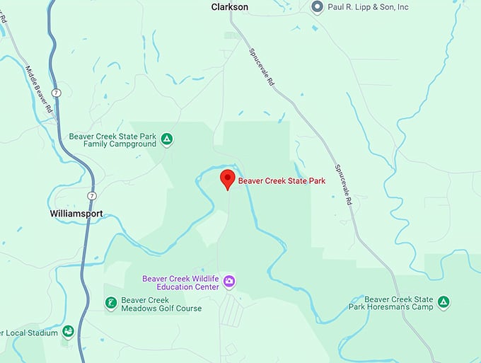 16. beaver creek state park map