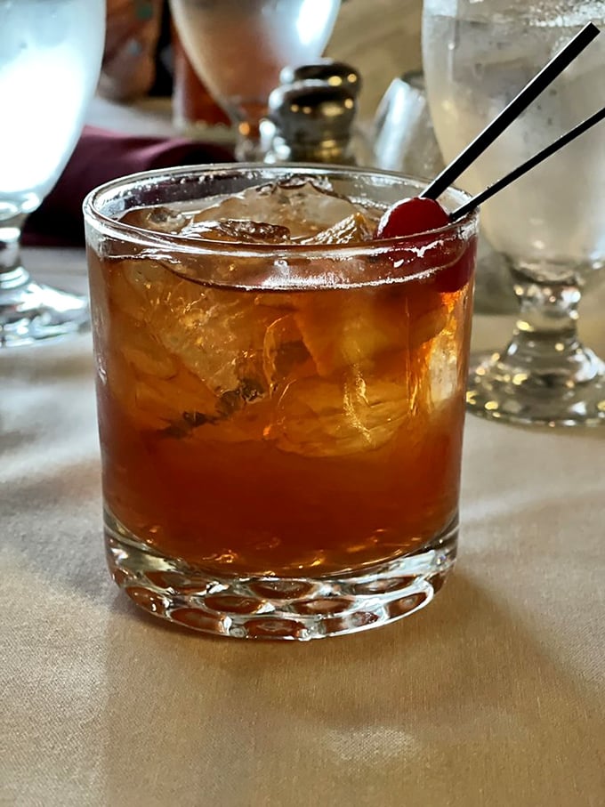 The Wisconsin Old Fashioned: A cocktail so iconic, it should have its own agent. Smooth, sweet, and strong – just like a Midwesterner's handshake.