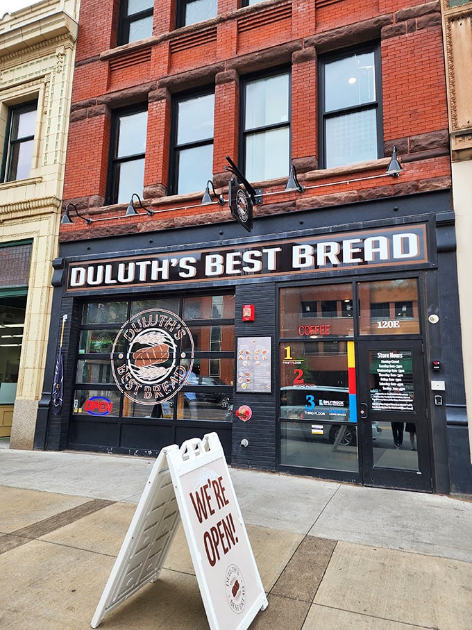 Flour power at its finest! These loaves are so fresh, they might still be warm from their Lake Superior breeze nap.