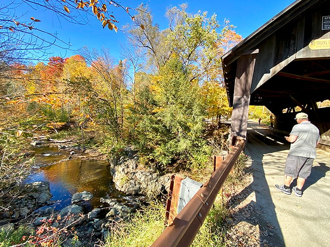 Where Mother Nature shows off her painting skills and covered bridges become the perfect frame.