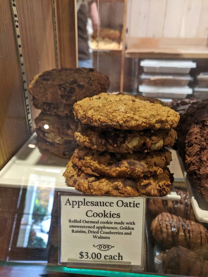 These Applesauce Oatie cookies combine oatmeal, dried fruit, and nuts into what might be the world's most sophisticated comfort food. Photo credit: Ben Knight