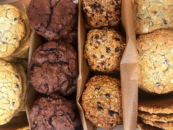 A trio of cookie varieties that would make your grandmother both proud and slightly jealous. Photo credit: Beach Pea Baking Co