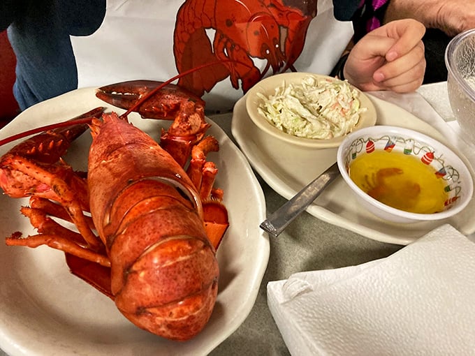 The king of the sea arrives at your table, ready for its butter-dipped close-up. Photo credit: Taylor Glad