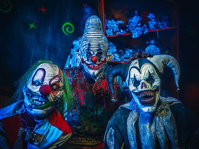 Step right up to Aurora's own chamber of chills. It's like a funhouse mirror maze, but with more screaming. Photo credit: Basement of the Dead Haunted House Chicago