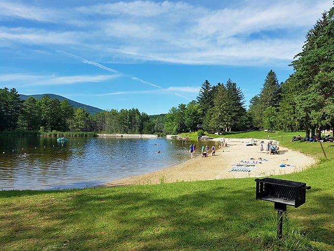 Lake Shaftsbury's beach scene steals the show. It's where 'fun in the sun' isn't just a saying, it's a way of life.