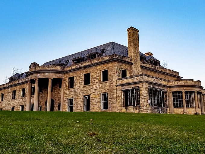 Haunting beauty meets architectural grandeur. This place could give the Addams Family mansion a run for its money.