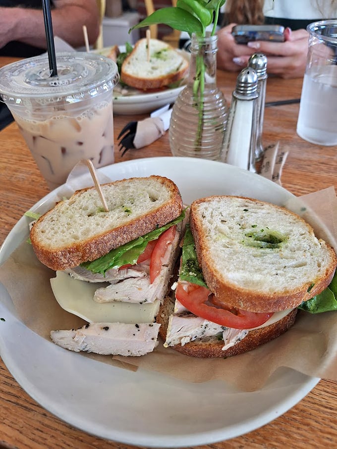 Sandwich goals achieved! This beauty could make a supermodel jealous. It's stacked higher than my to-read pile and twice as appetizing. Photo credit: Susanne K