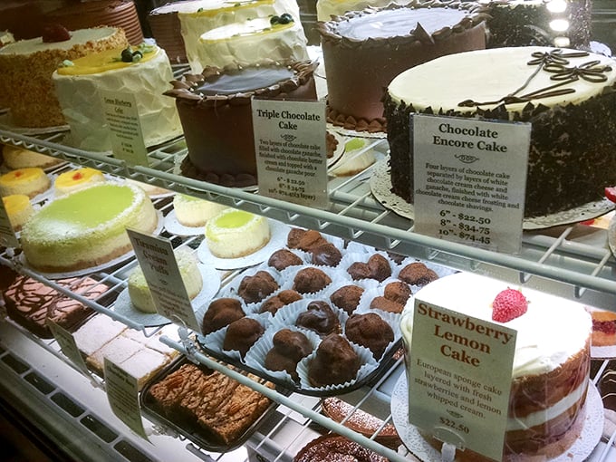 Cake walk? More like cake heaven! From triple chocolate to strawberry lemon, these cakes are ready for their close-up... and your fork. Photo credit: John Sgammato