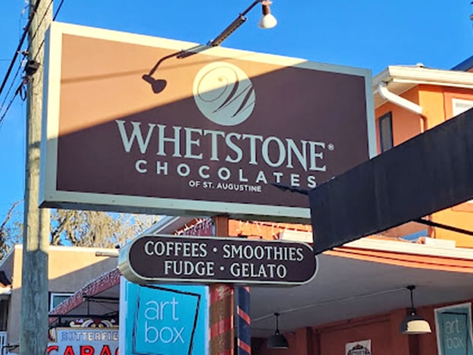 Whetstone Chocolates: Where history and chocolate collide. It's like time travel, but with better snacks.