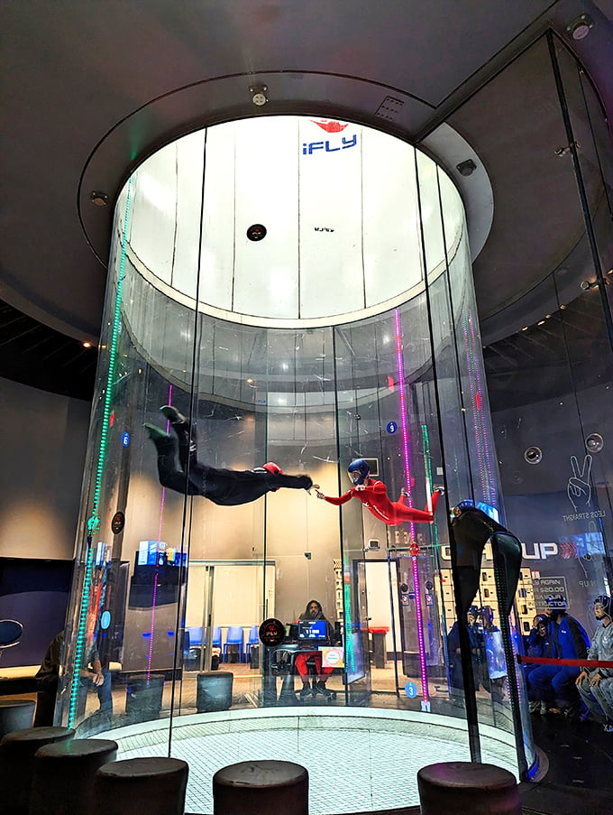 Who needs wings when you've got wind? At iFLY, you'll float like a butterfly without the sting of actual freefall. Superman, eat your heart out!