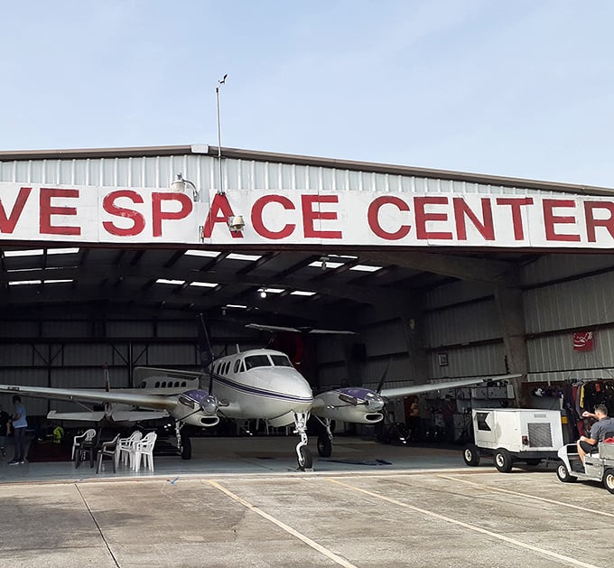 Houston, we have liftoff! At Skydive Space Center, you're the rocket. Enjoy a view that's out of this world, with a landing that's thankfully on it.