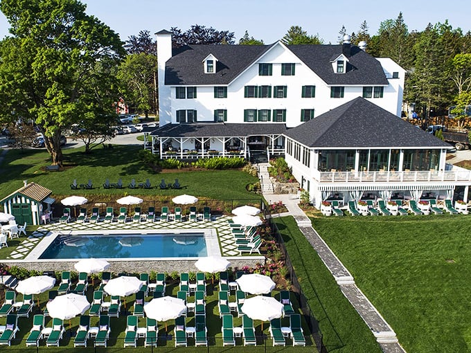 The Claremont Hotel: Where Mount Desert Island shows off its fancy side. It's like a maritime country club that time forgot – in the best way possible!