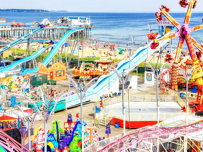 Seaside thrills and cotton candy frills! Palace Playland's a coastal carnival where summer never ends and calories don't count.