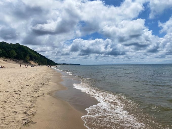 Saugatuck Dunes State Park Beach: Your reward after a forest trek? A slice of Lake Michigan paradise!