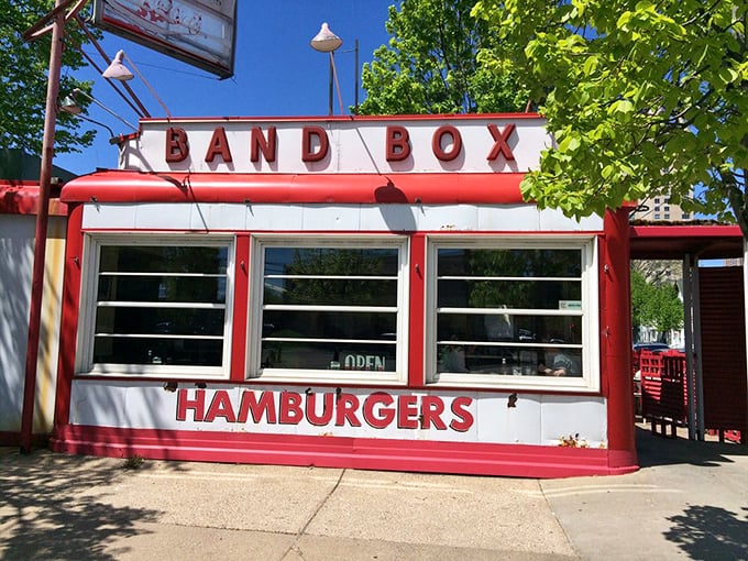 This tiny red-and-white diner has been serving up big flavors since 1939. It's Minnesota's answer to the TARDIS – small outside, infinite deliciousness inside. Photo credit: Allison J.