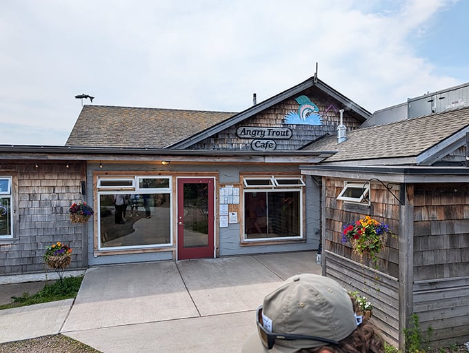 The Angry Trout Cafe: Don't let the name fool you—there's nothing but joy here. This wooden wonder looks like it was built by Bob Vila on a lake-loving spree.