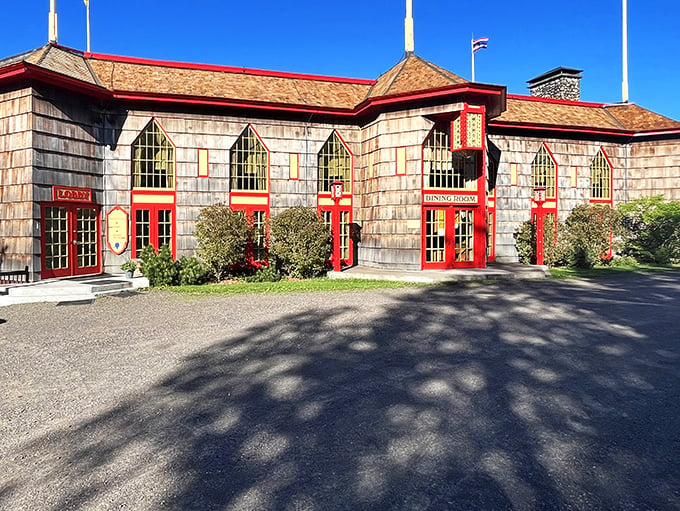 Naniboujou Lodge Restaurant: Where Dr. Seuss meets Julia Child. This colorful culinary wonderland will have your taste buds dancing and your eyes popping.