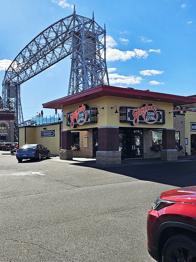 Under the iconic Aerial Lift Bridge, Grandma's is dishing out local flavor by the boatload. Come for the walleye, stay for the Duluth-tastic atmosphere.