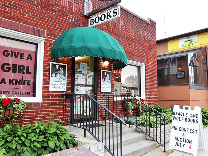 Beagle and Wolf: Where books and paw prints collide! This charming storefront invites both two-legged and four-legged book lovers.