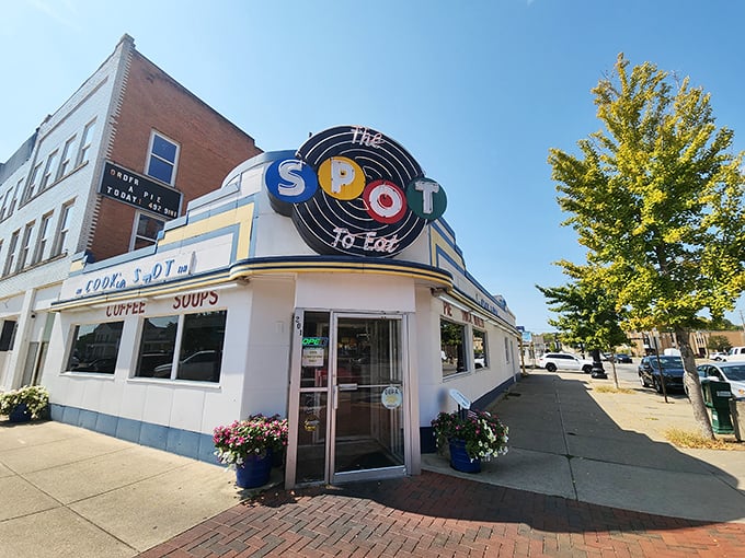 Time-warp delights! The Spot's retro charm whisks you back to when 'diet' meant ordering a small shake with your double cheeseburger.