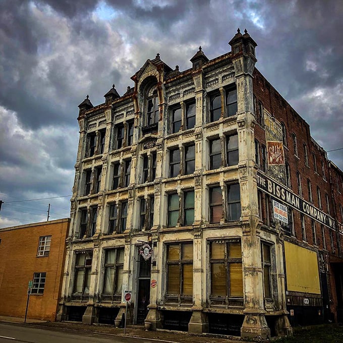 Victorian vibes with a paranormal twist! This warehouse could make even your boldest uncle think twice about entering.