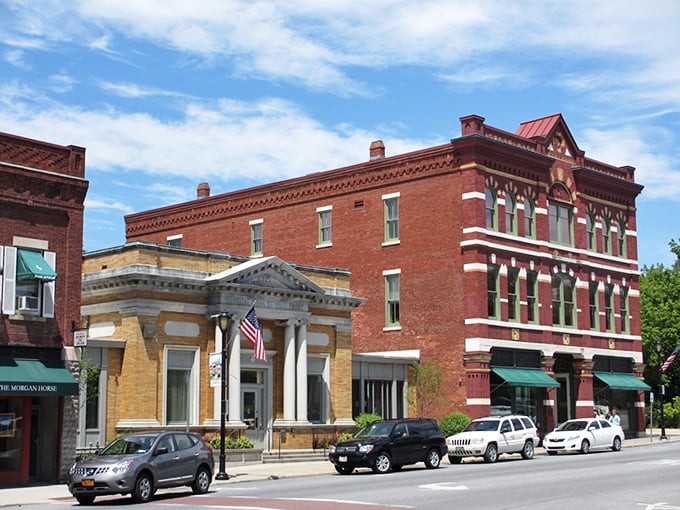 Middlebury's historic downtown: Where academia meets small-town charm in a perfect blend of brains and beauty.